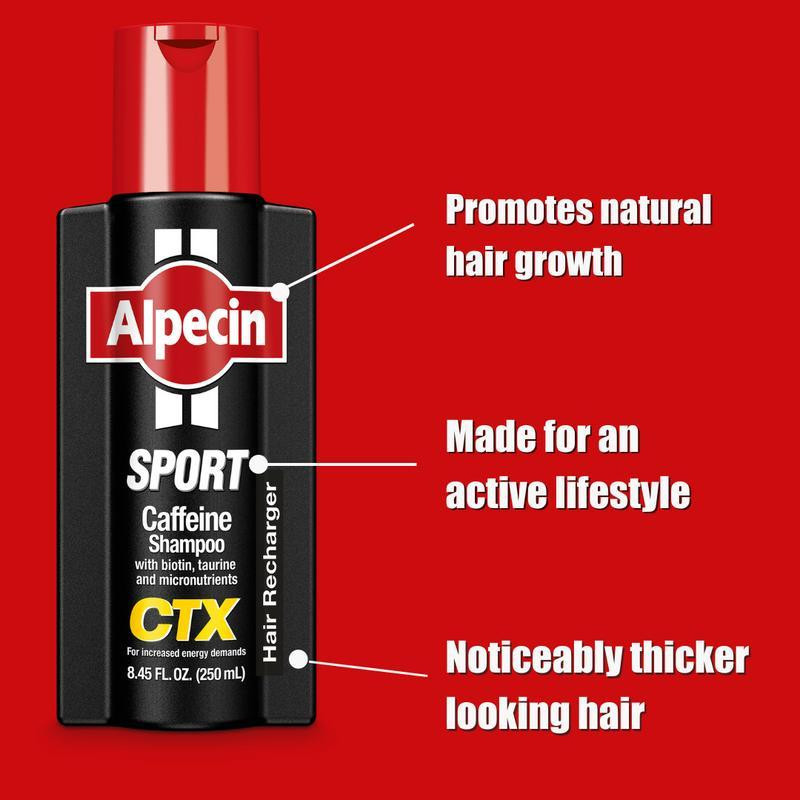 شامپو تقویت کننده مو آلپسین مدل Sport CTX حجم 250 میلی لیتر