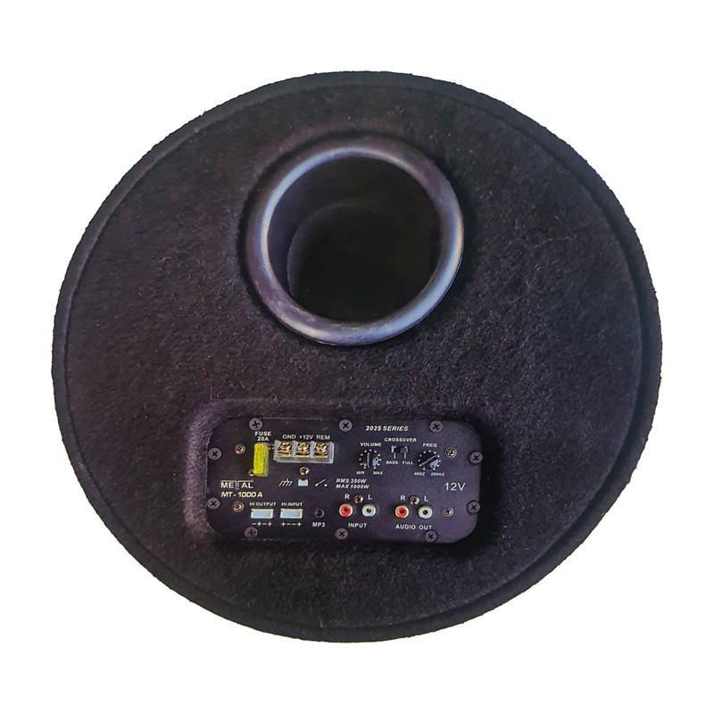 ساب ووفر و باکس پشت خودرو متال مدل اکتیو MT-1000 A سایز 12 اینچ