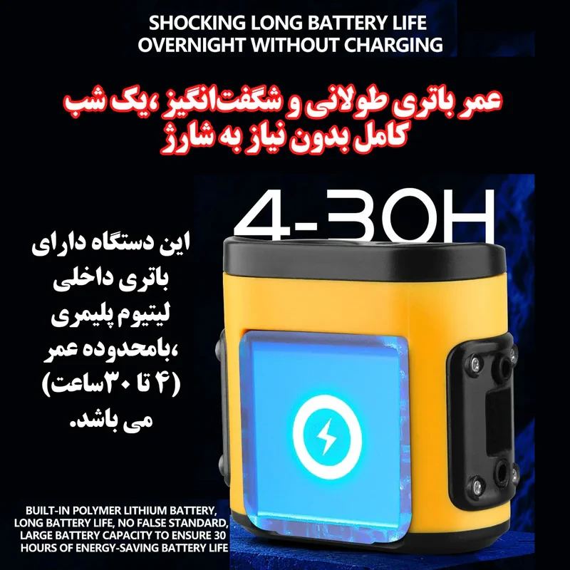 چراغ پیشانی مدل T152 با نور مهتابی