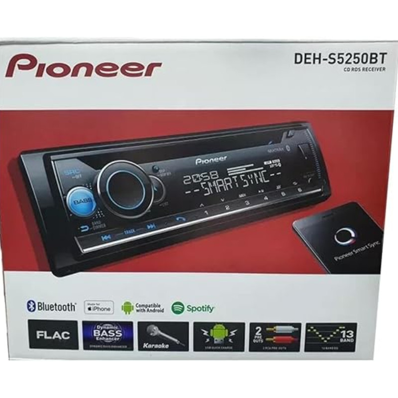 پخش کننده خودرو پایونیر مدل DEH-S5250BT