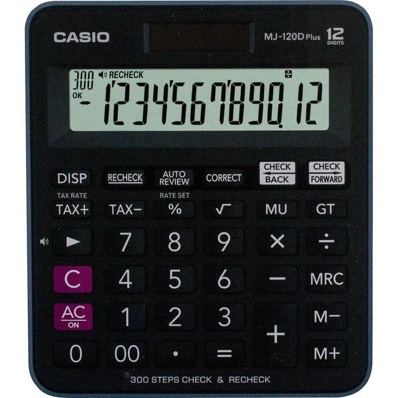 ماشین حساب کاسیو مدل MJ-120DPLUS