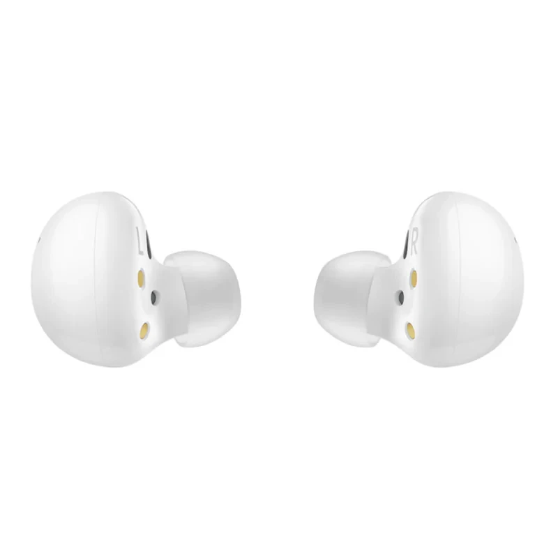 هدفون بلوتوثی سامسونگ مدل Galaxy Buds 2 با نویز کنسلینگ فعال (ANC)، درگاه شارژ USB Type-C، دارای میکروفون داخلی و دو میکروفون خارجی، مقاوم در برابر رطوبت و عرق