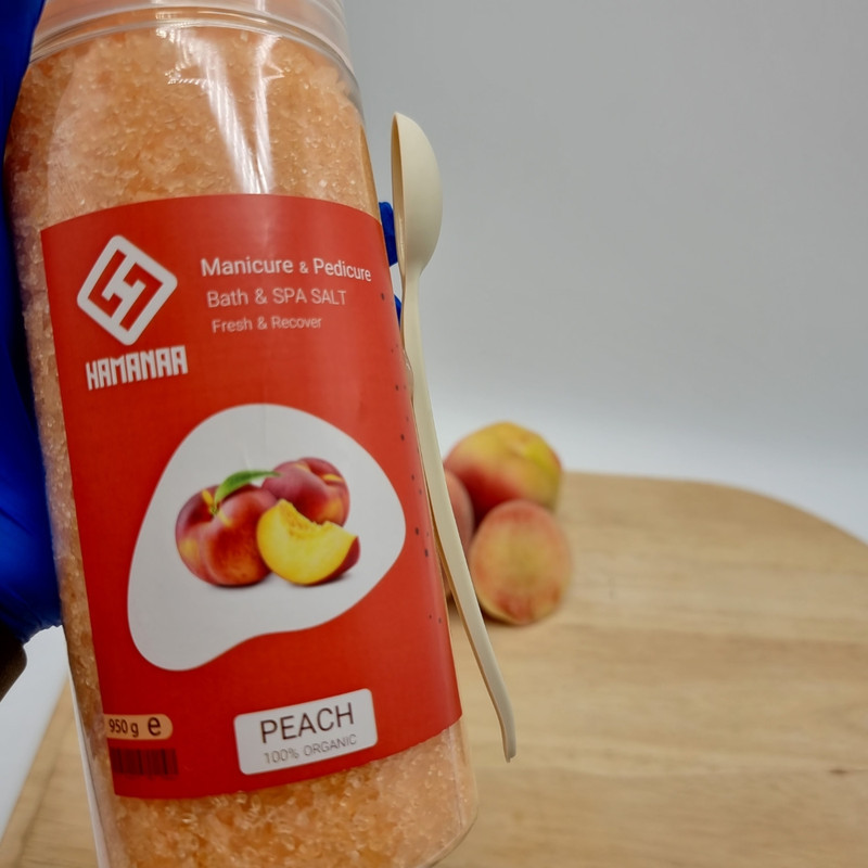 نمک حمام هامانا مدل Peach وزن 950 گرم