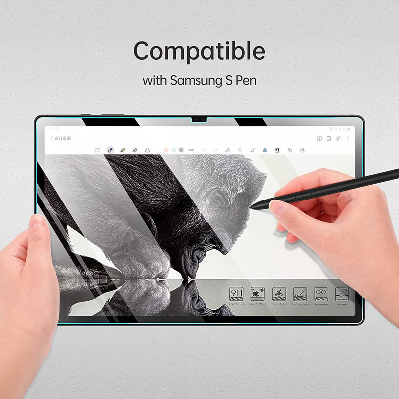 محافظ صفحه نمایش شیشه ای بادیگارد مدل TabG مناسب برای تبلت سامسونگ Galaxy A11 Plus 11 inch