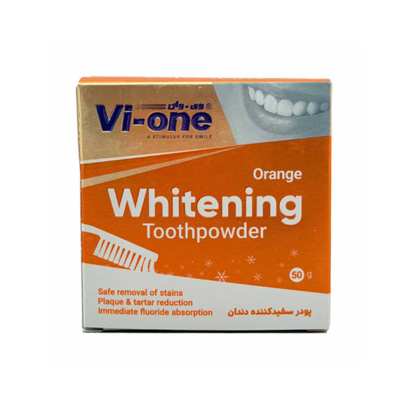 پودر سفیدکننده دندان وی وان مدل orange1 وزن 50 گرم