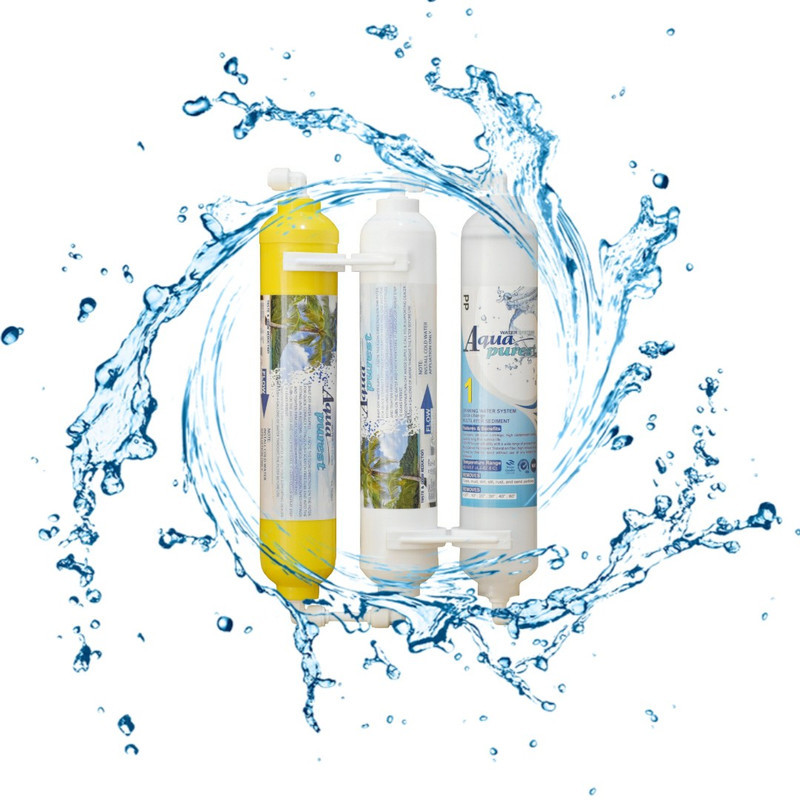 فیلتر تصفیه آب یخچال و فریزر آکوا پیورست مدل INLINE- NSF 03 مجموعه 3 عددی
