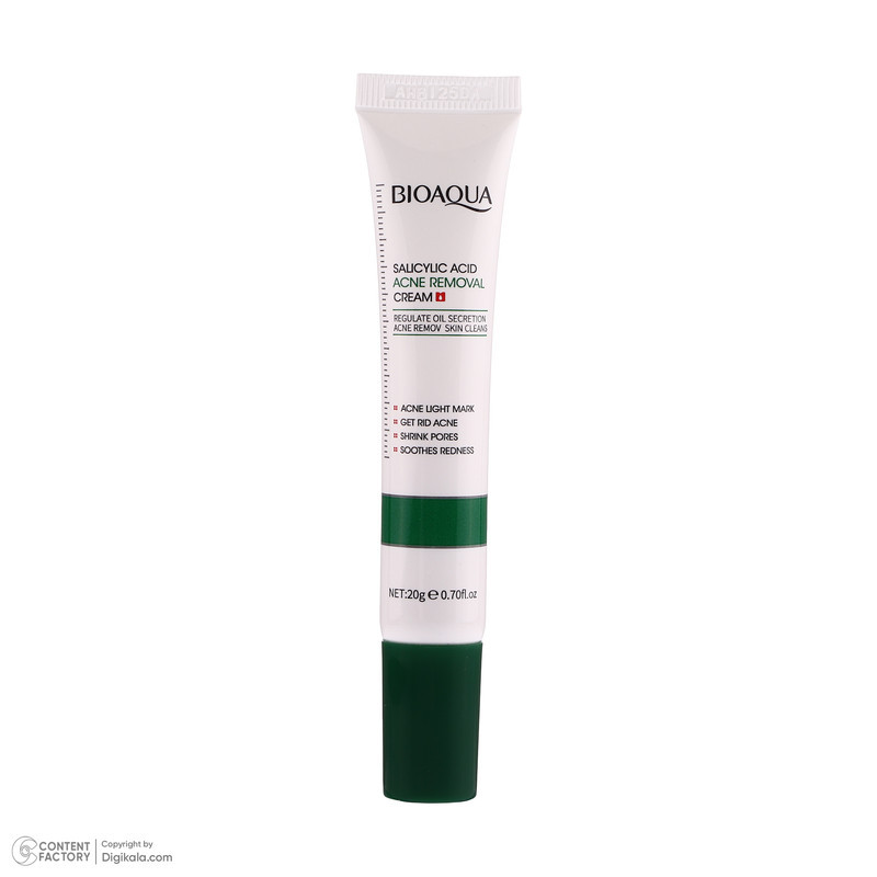 کرم ضد جوش صورت بی آکوا مدل Salicylic Acid مناسب برای انواع پوست وزن 20 گرم